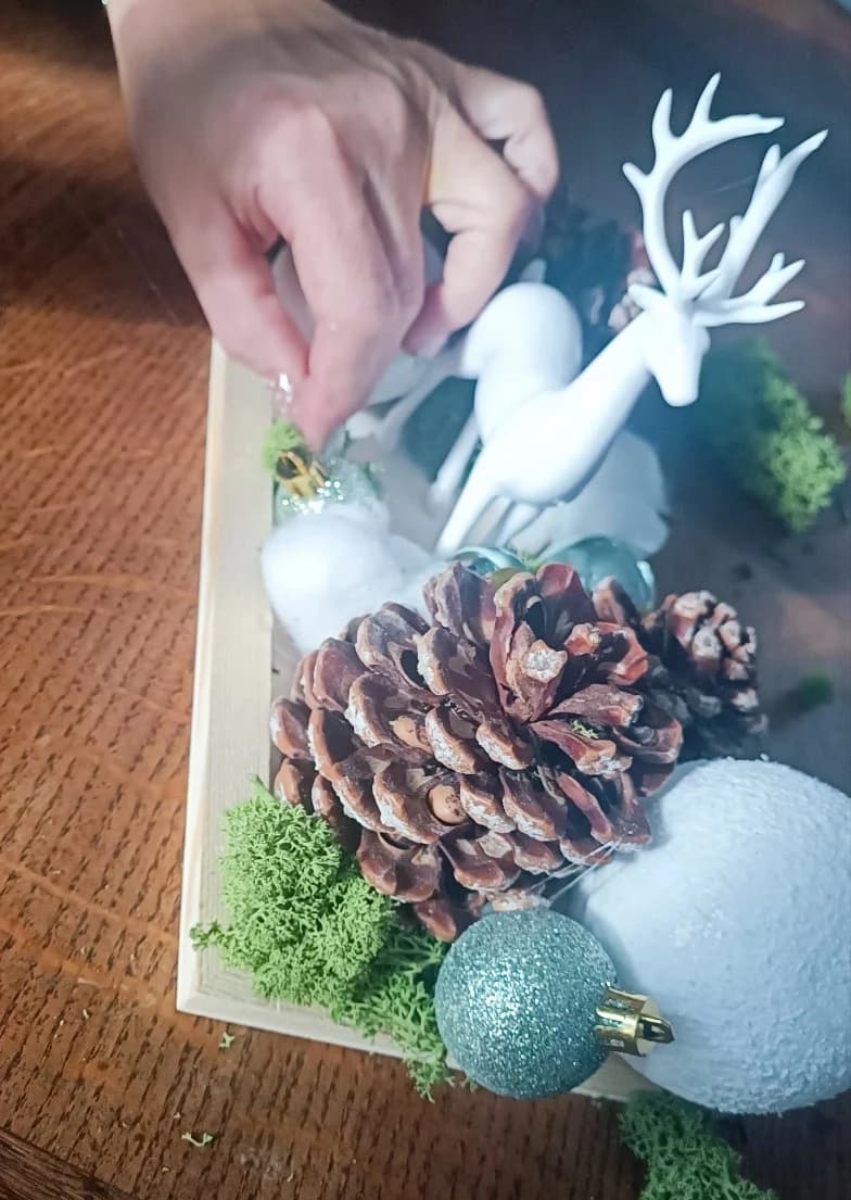 Décoration en cours de réalisation