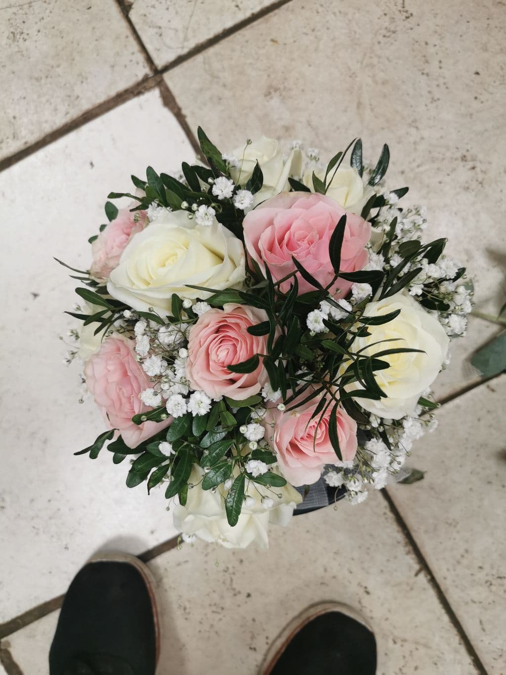 Bouquet mariée rond 1