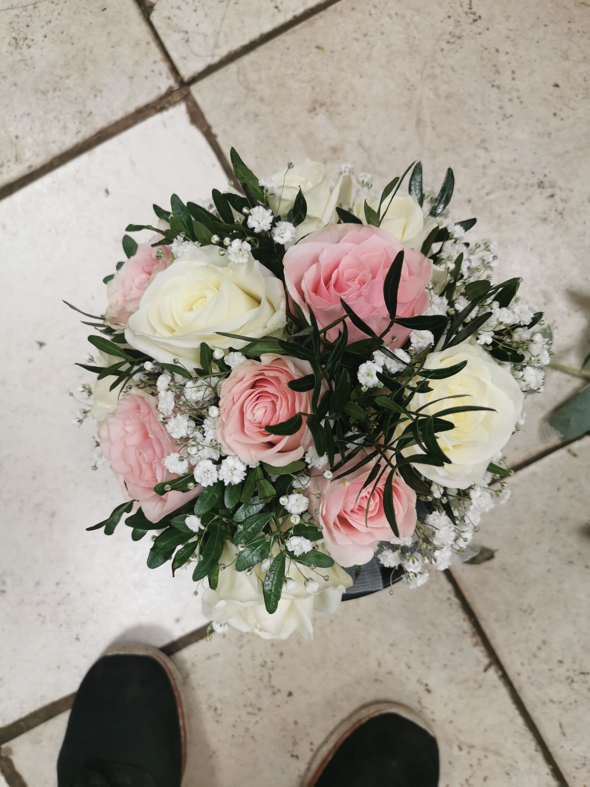 Bouquet mariée rond 1